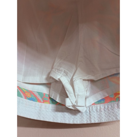 Lilly Pulitzer Spence Skort Pink Green Paisley Mini Skirt Make a Splash Size 2 - Picture 4 of 6